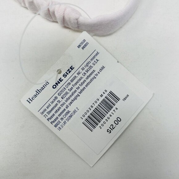 Janie and Jack Baby Girls One Size Stretch Headband with Big Bow in Pink - Picture 5 of 5